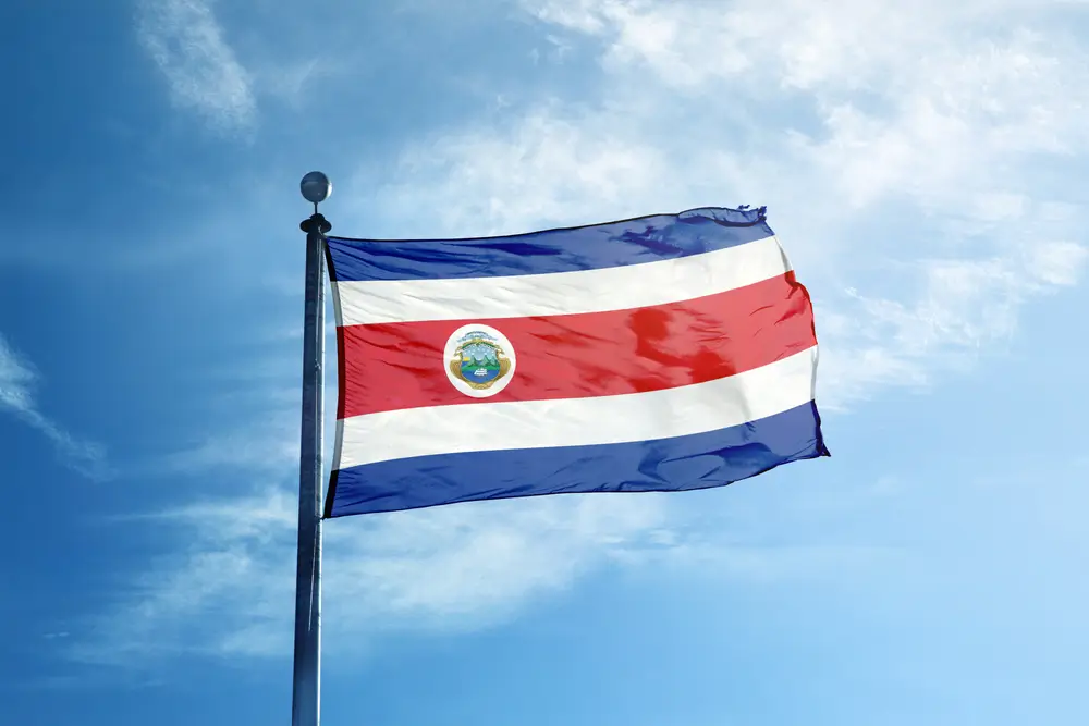 The flag of Costa Rica represents the country in many things. You may see the Costa Rica flag anywhere during your trip.