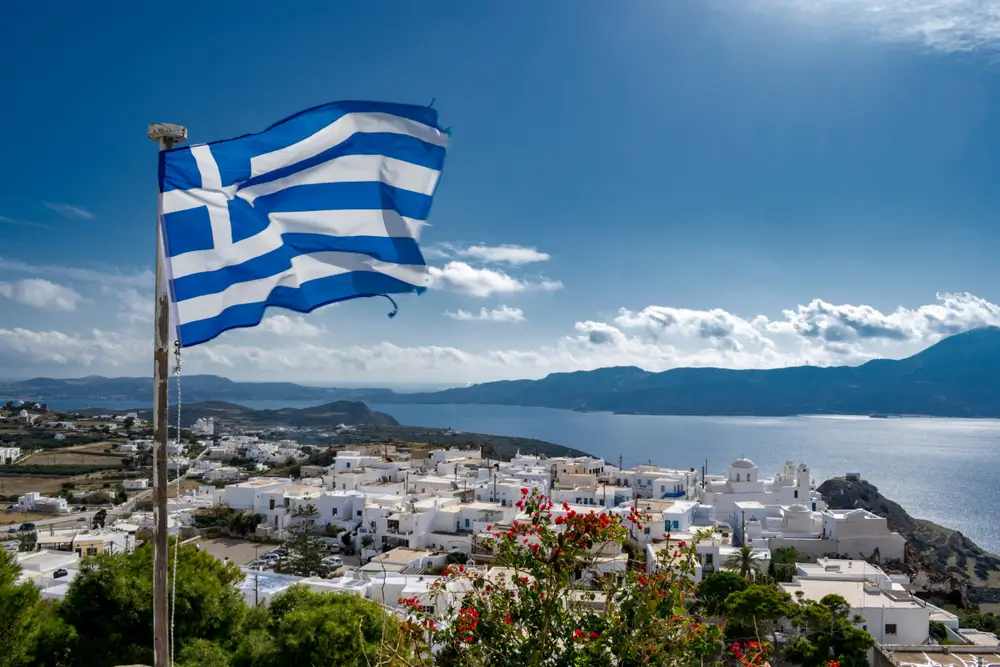 flag of greece - greek flag